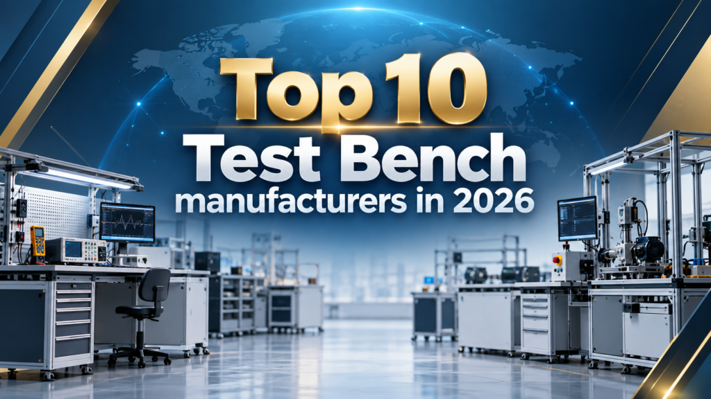 Top 10 Test Bench manufacturers in 2026 featuring TMCI Technology and global solutions for testing, calibration and automation.
